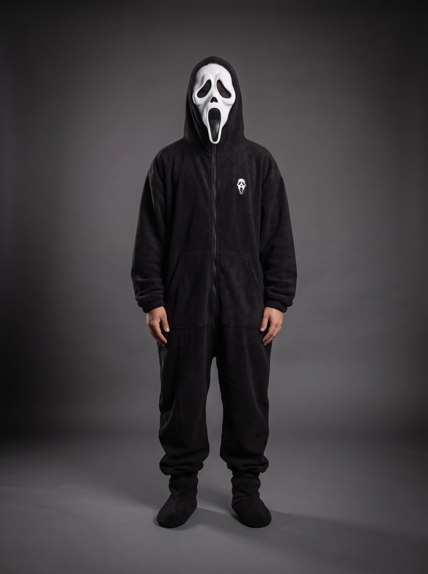 Spooky Snugs Ghostface onesie