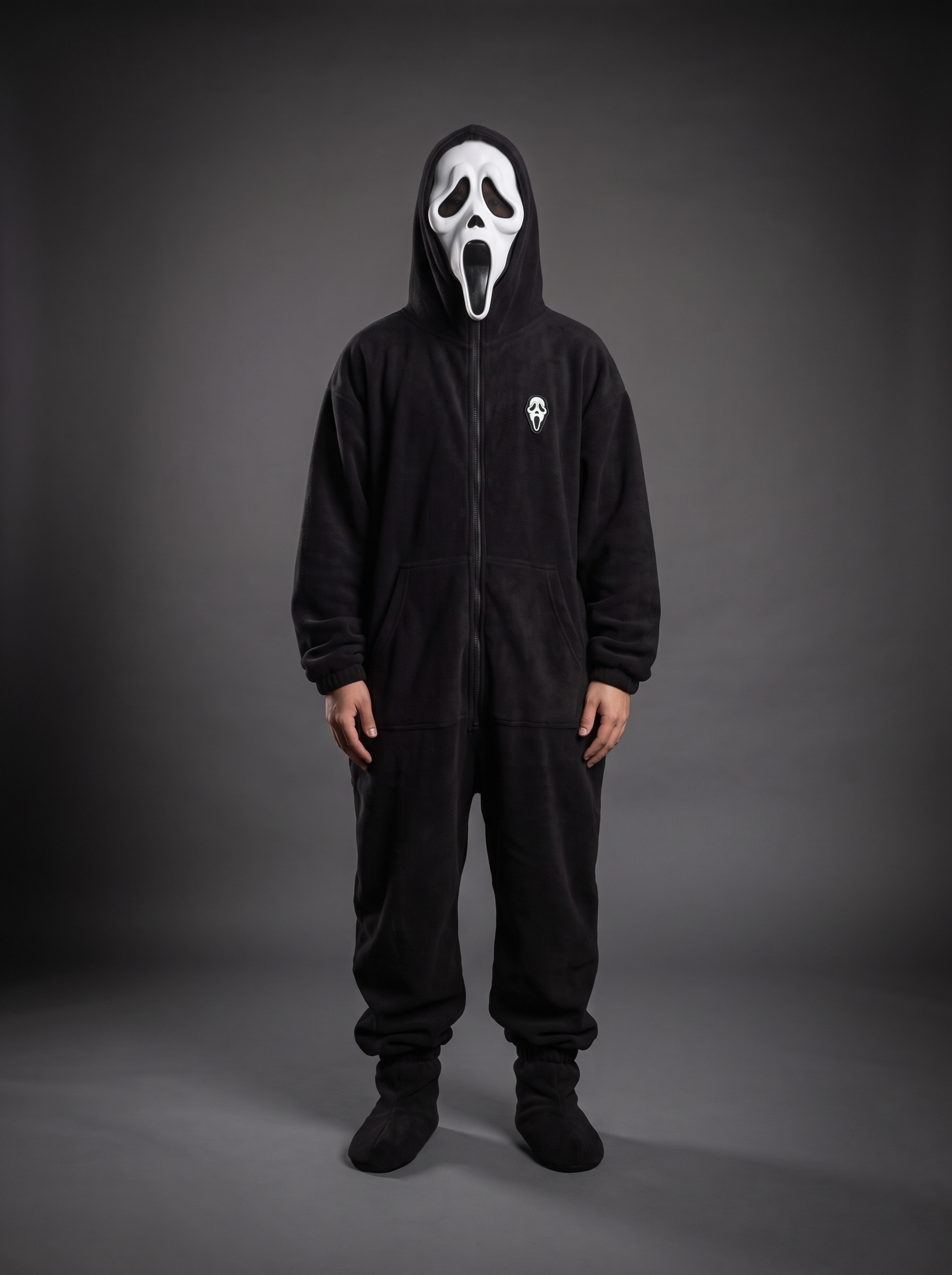 Spooky Snugs Ghostface onesie